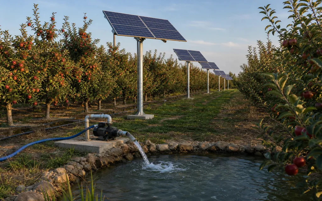 2HP surface pump for a 3-hectare orchard block